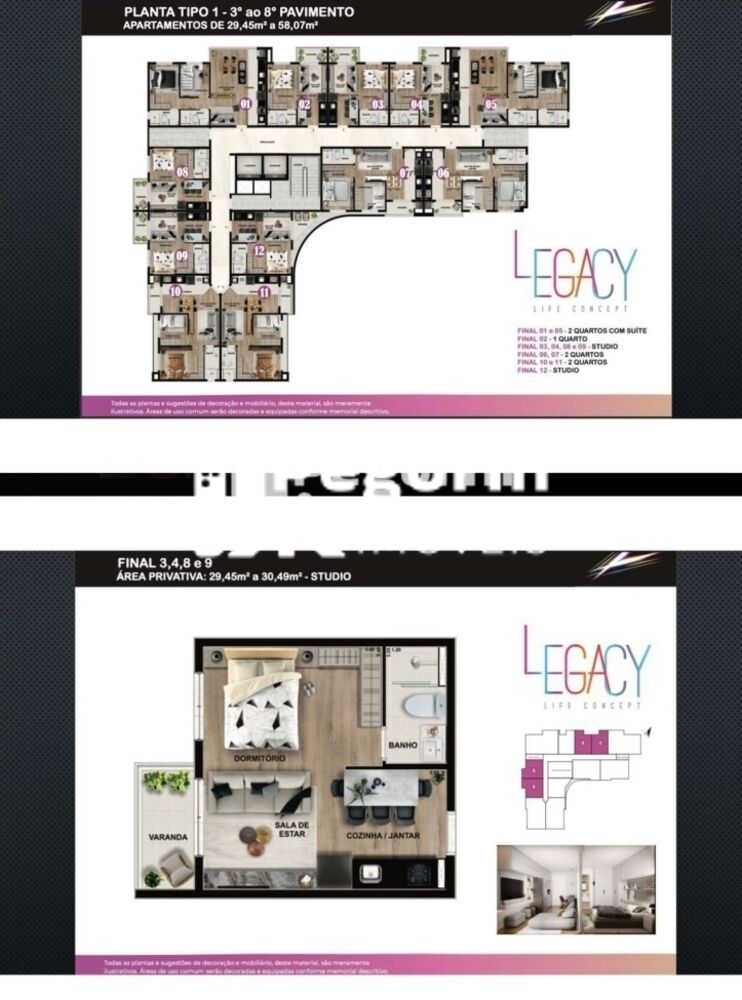 Apartamento, 2 quartos, 46 m² - Foto 2