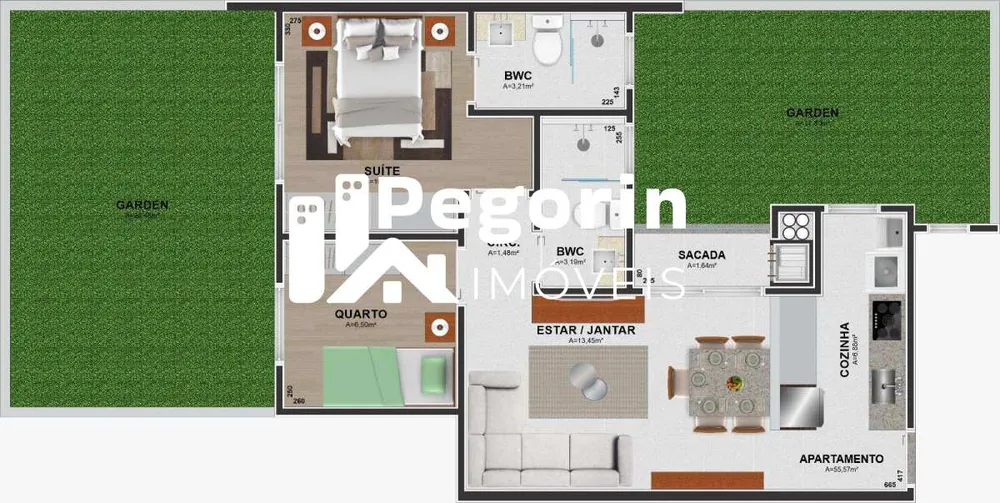 Apartamento, 2 quartos, 56 m² - Foto 11