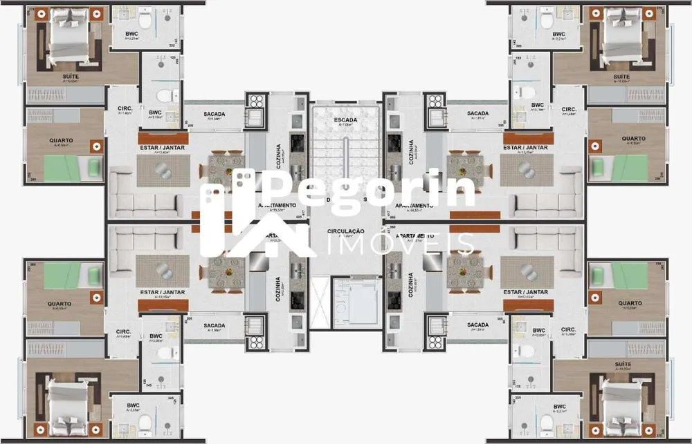 Apartamento, 2 quartos, 56 m² - Foto 12