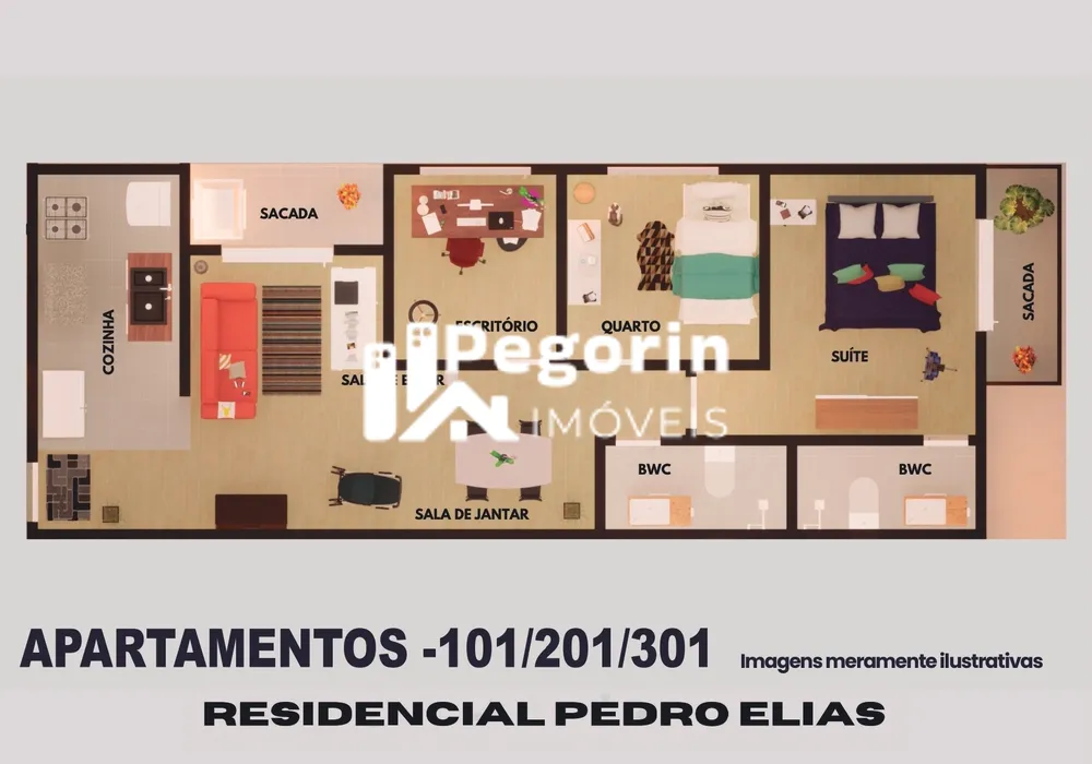 Apartamento, 3 quartos, 67 m² - Foto 9