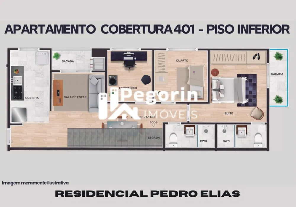 Apartamento, 3 quartos, 67 m² - Foto 11