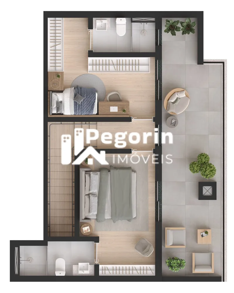 Apartamento, 3 quartos, 101 m² - Foto 1