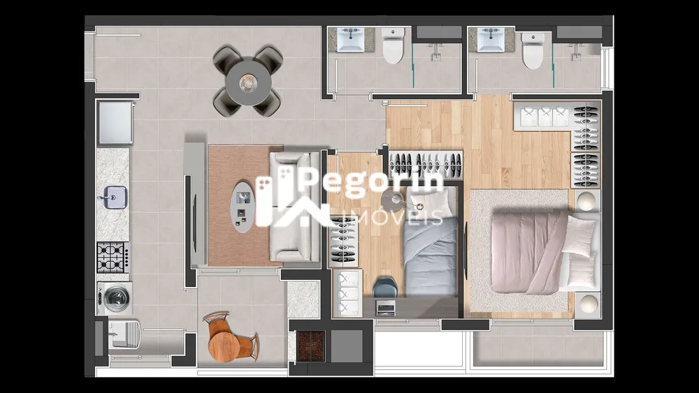 Apartamento, 2 quartos, 61 m² - Foto 9