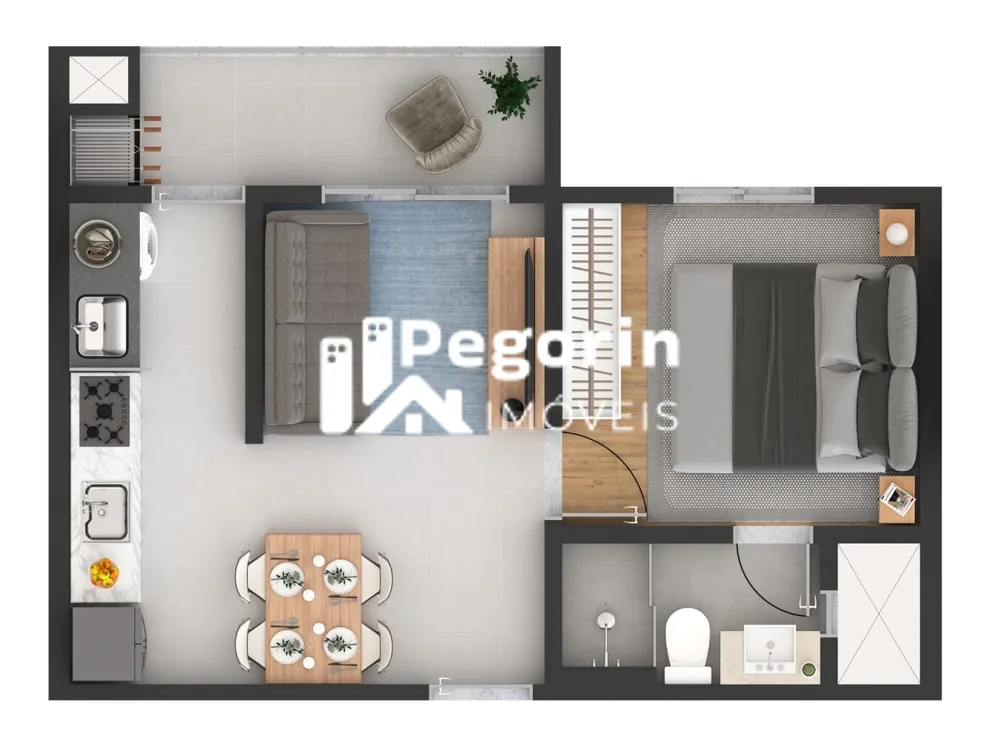 Apartamento, 2 quartos, 51 m² - Foto 9