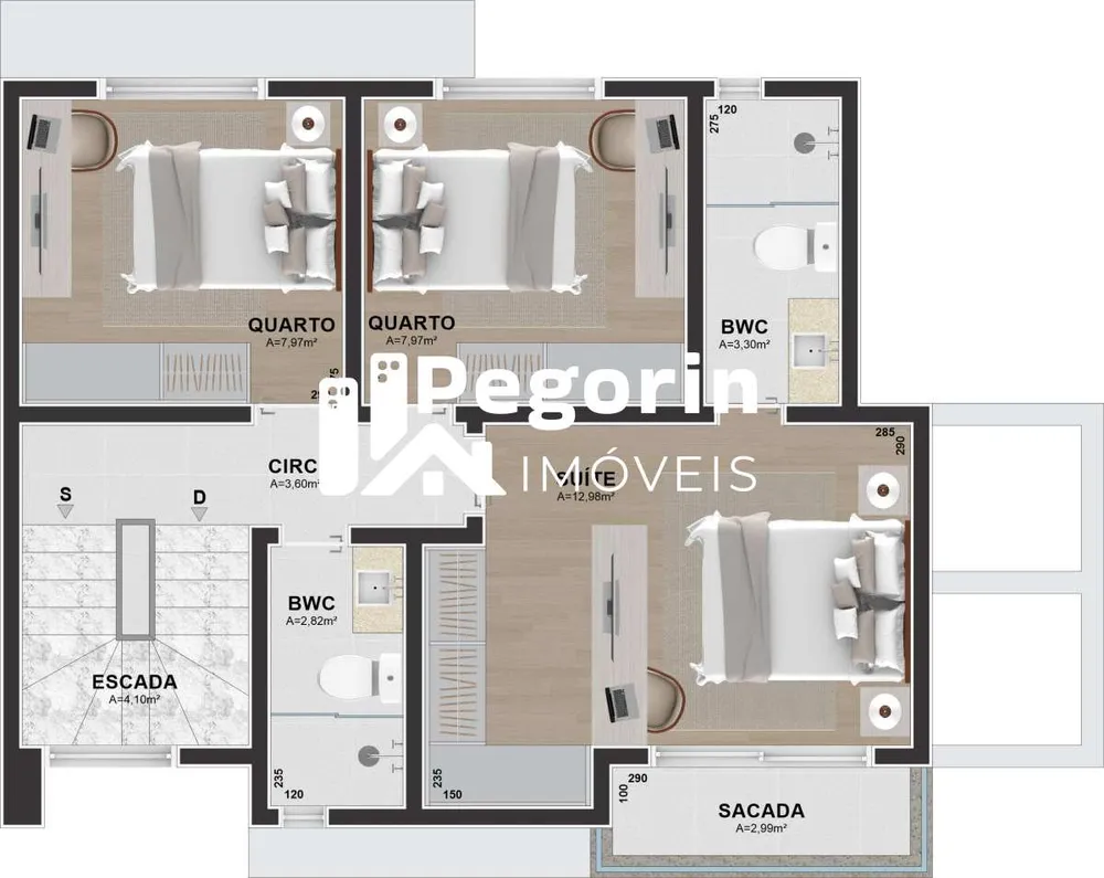 Sobrado, 3 quartos, 120 m² - Foto 10