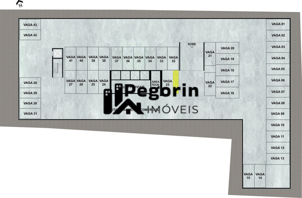 Apartamento à venda com 1 quarto, 16m² - Foto 3
