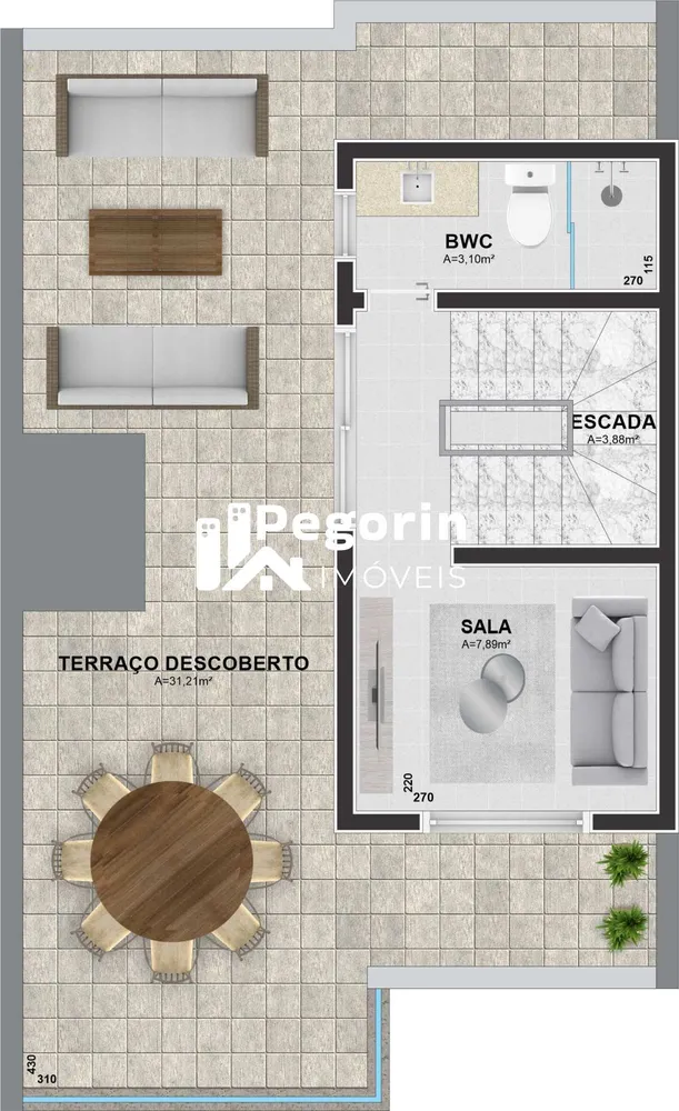 Sobrado, 3 quartos, 119 m² - Foto 8