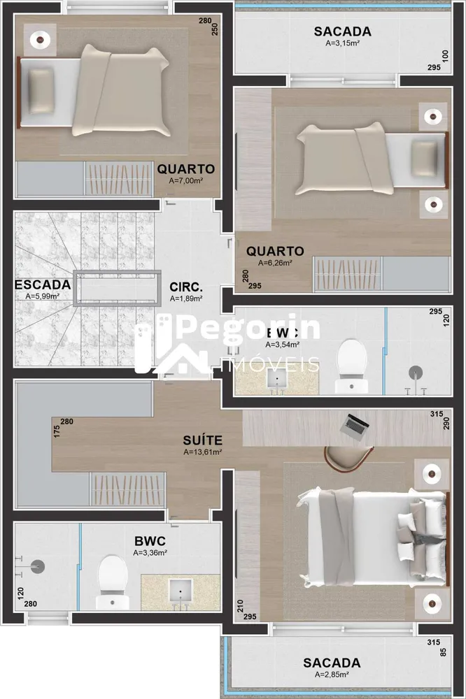 Sobrado, 3 quartos, 119 m² - Foto 6