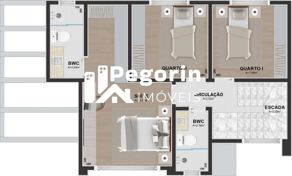 Sobrado, 3 quartos, 119 m² - Foto 5