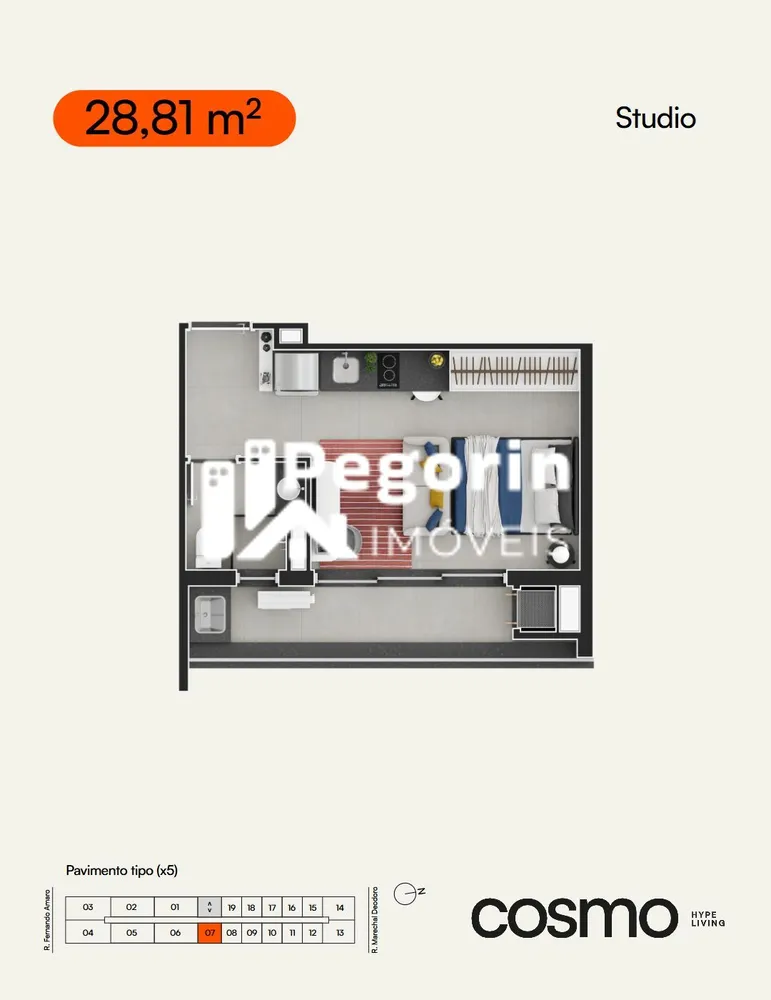 Apartamento, 2 quartos, 56 m² - Foto 6