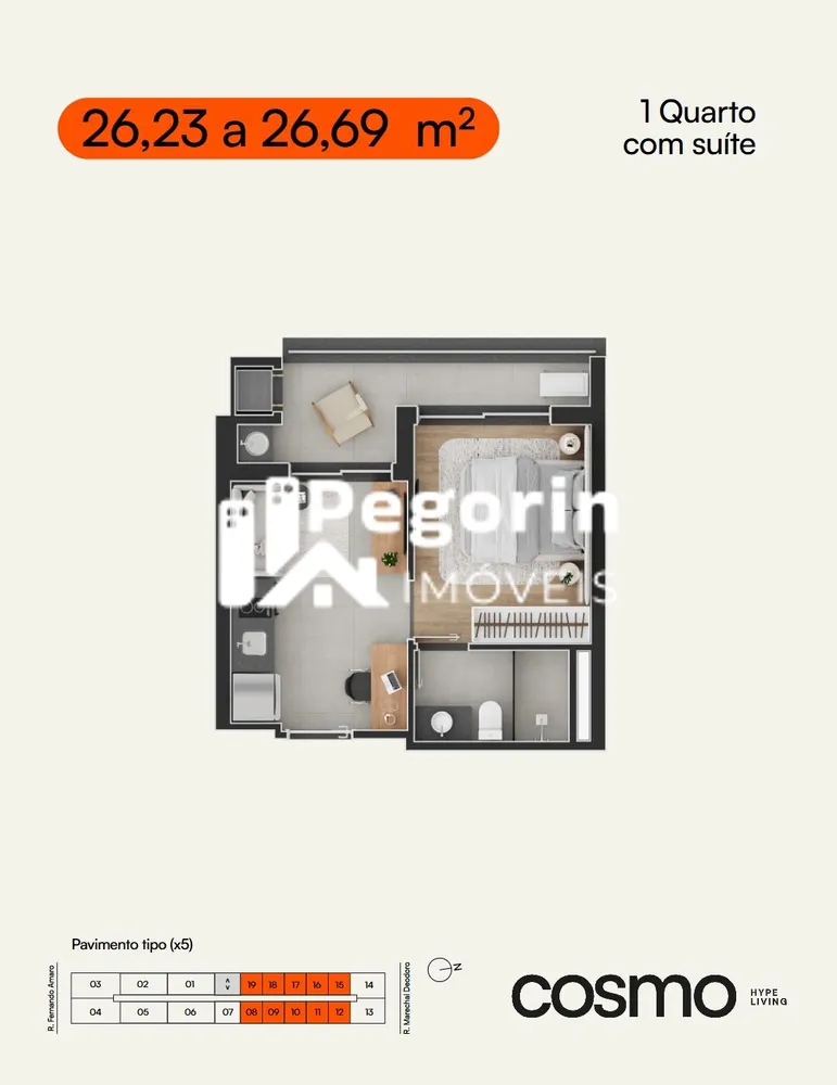 Apartamento, 2 quartos, 56 m² - Foto 7