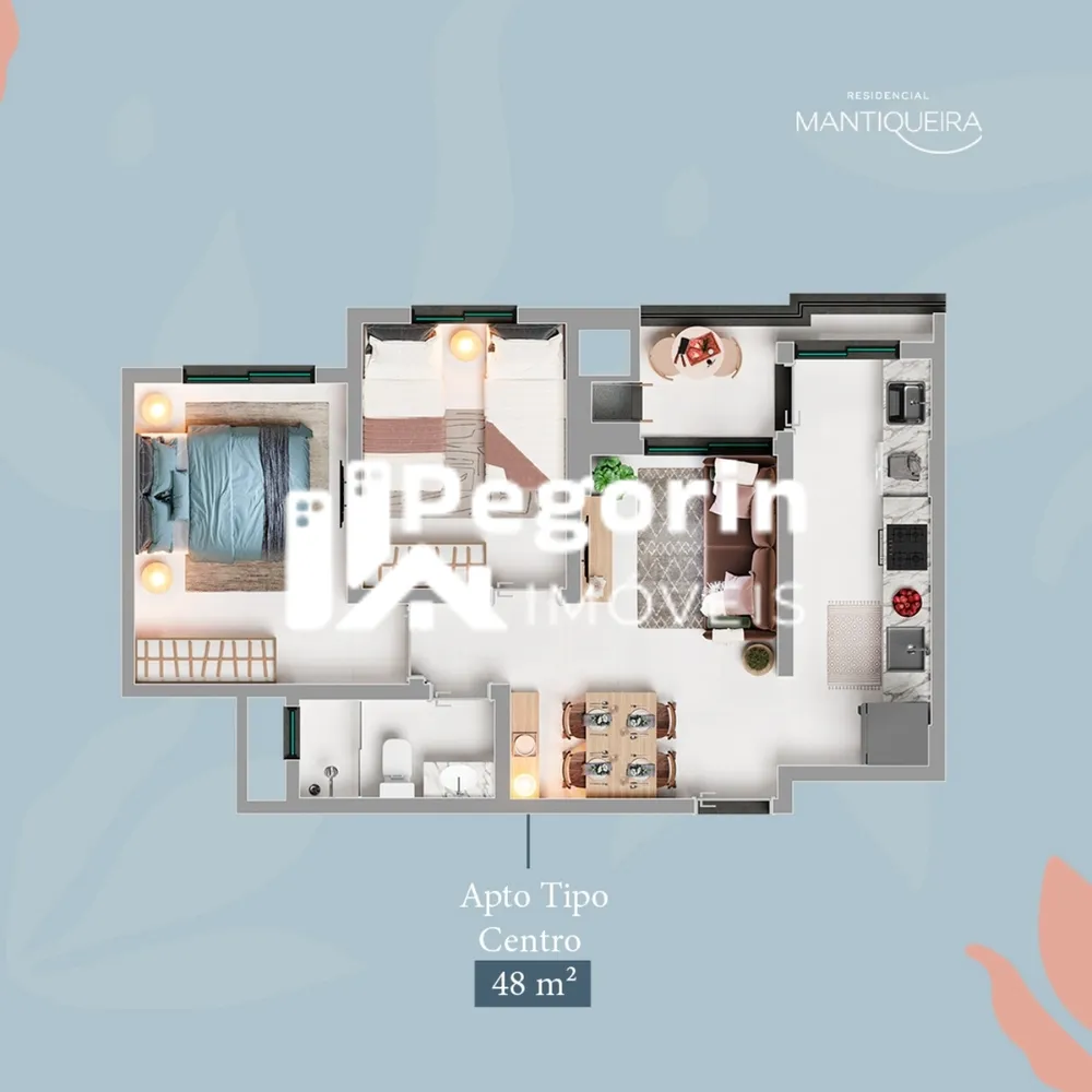 Apartamento, 2 quartos, 56 m² - Foto 9