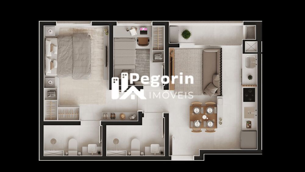Apartamento à venda com 3 quartos, 56m² - Foto 12