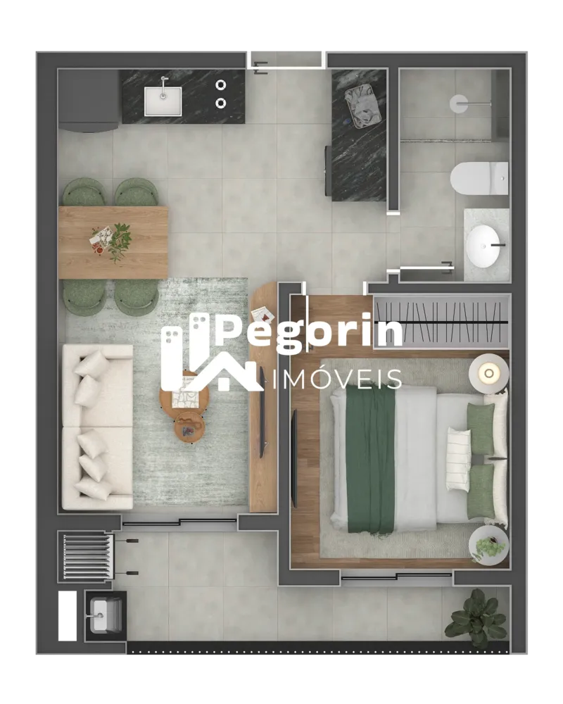 Apartamento, 2 quartos, 44 m² - Foto 9