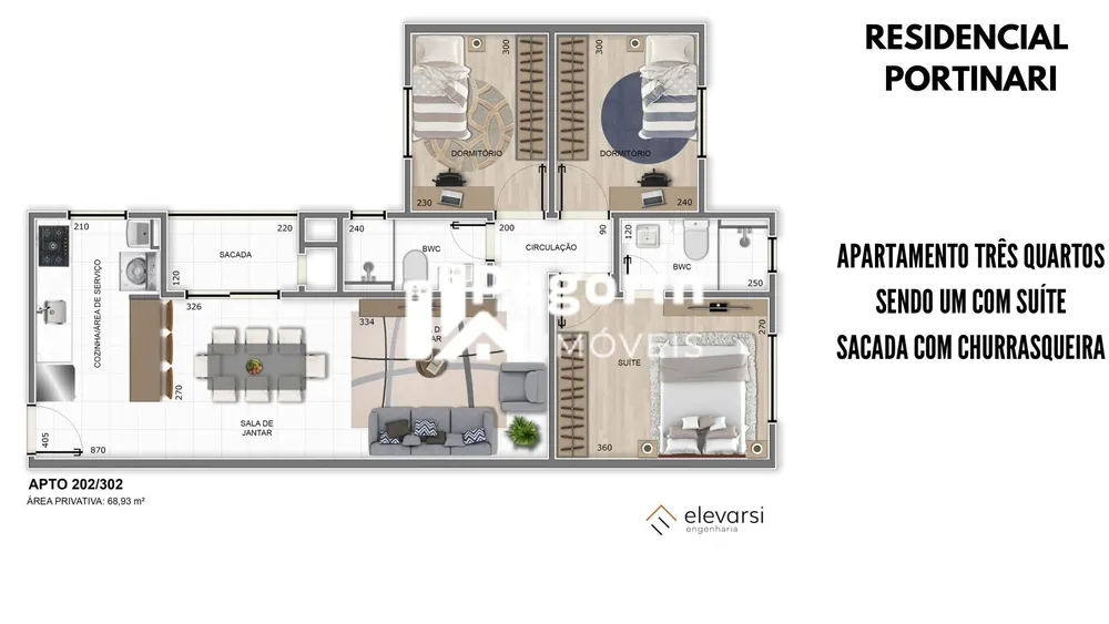 Apartamento, 3 quartos, 48 m² - Foto 12