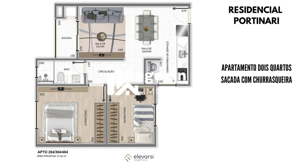 Apartamento, 3 quartos, 48 m² - Foto 11