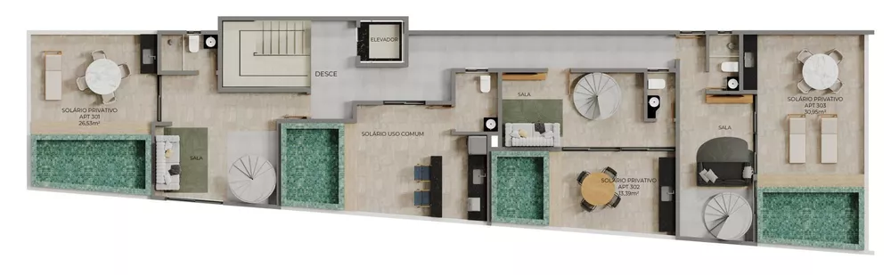 Apartamento, 3 quartos, 81 m² - Foto 3