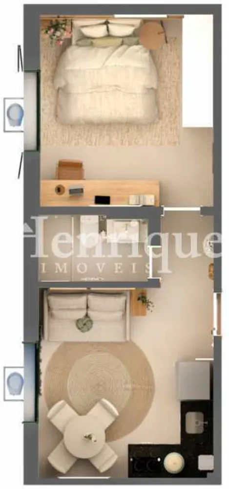 Apartamento, 1 quarto, 34 m² - Foto 7