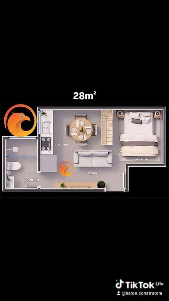 Apartamento, 1 quarto - Foto 3