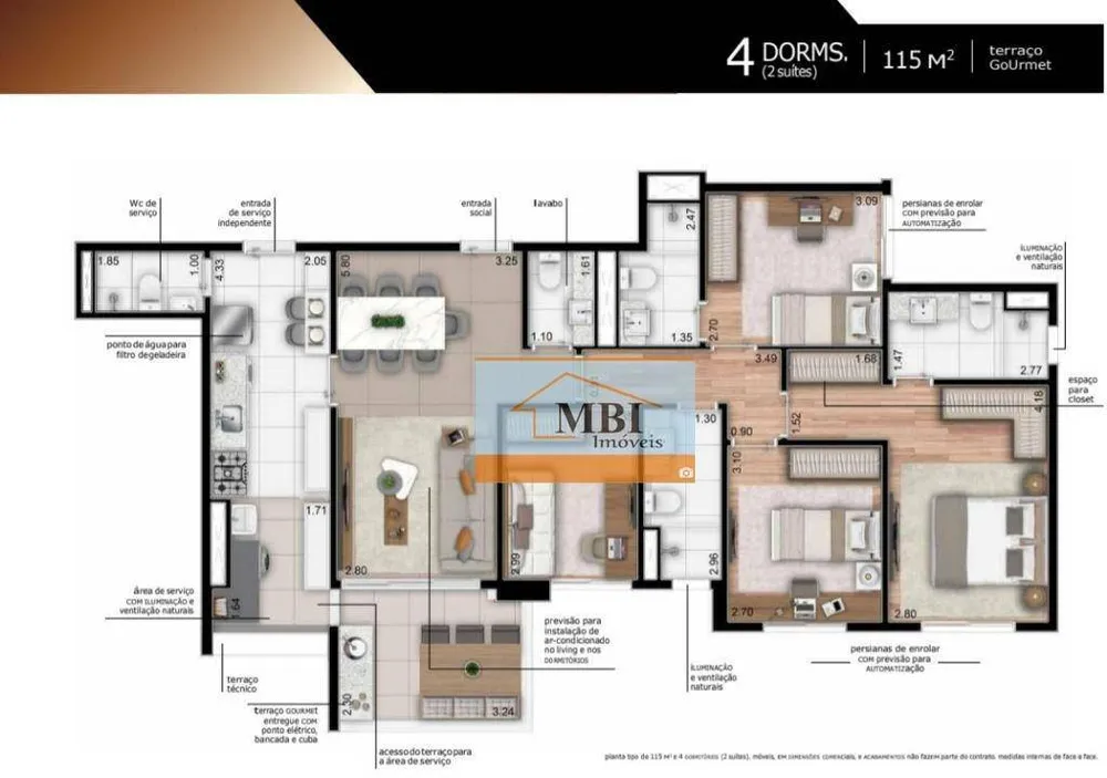 Apartamento, 3 quartos, 115 m² - Foto 16