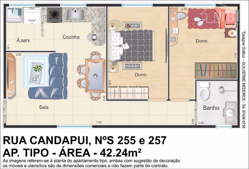 Apartamento, 1 quarto, 36 m² - Foto 8