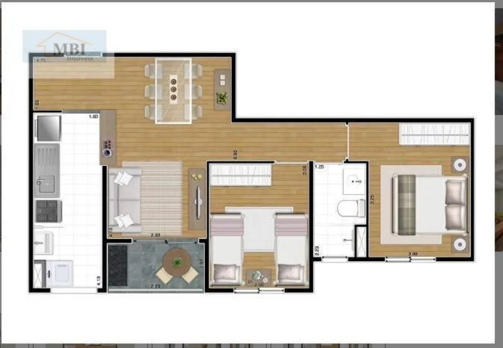 Apartamento, 2 quartos, 55 m² - Foto 13