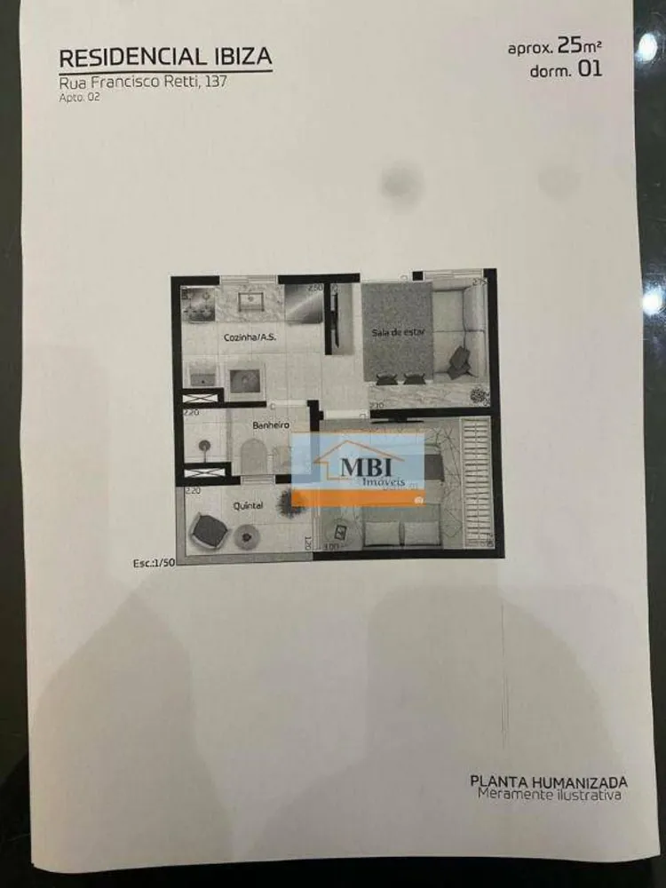 Apartamento, 1 quarto, 27 m² - Foto 4