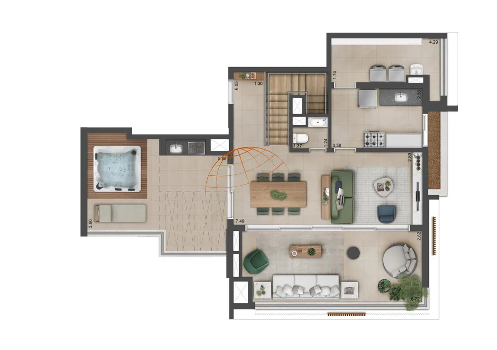 Apartamento, 3 quartos, 147 m² - Foto 3