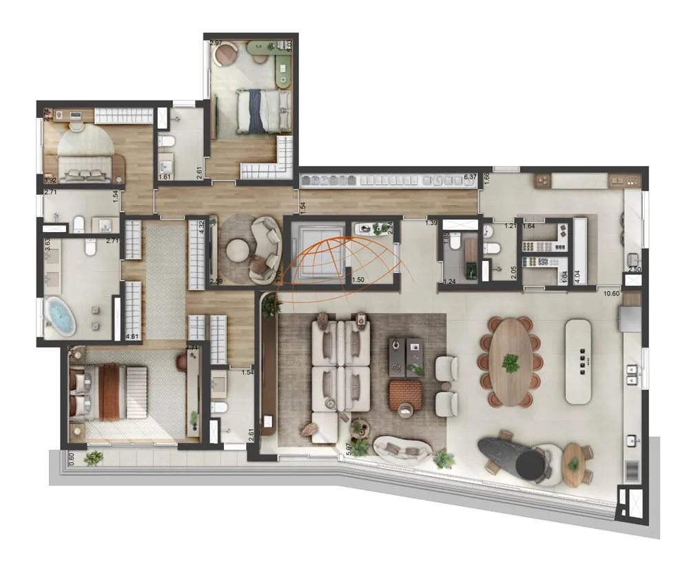 Apartamento, 3 quartos, 4465 m² - Foto 11