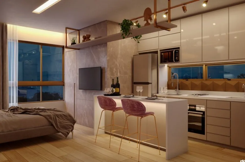 Apartamento, 1 quarto, 24 m² - Foto 2
