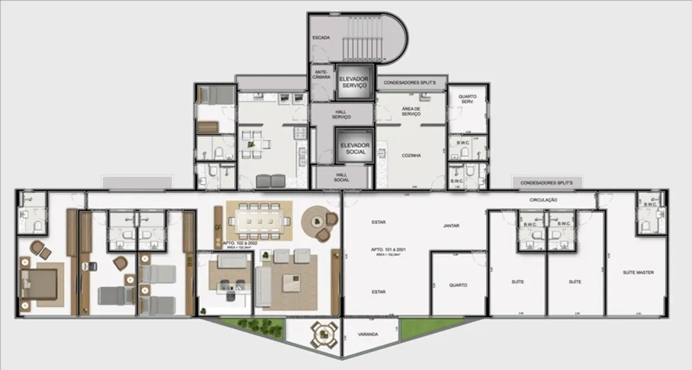 Apartamento, 4 quartos, 152 m² - Foto 4
