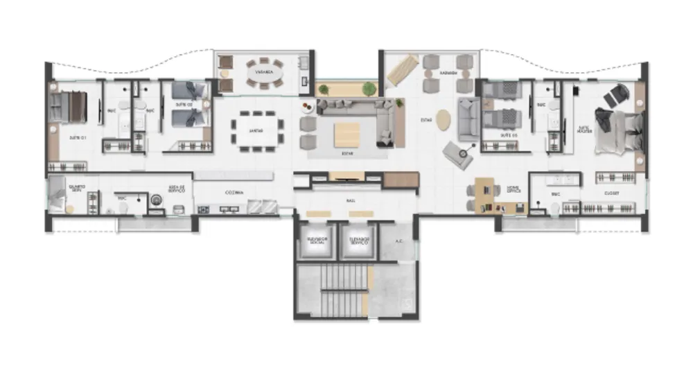 Apartamento, 3 quartos, 105 m² - Foto 4