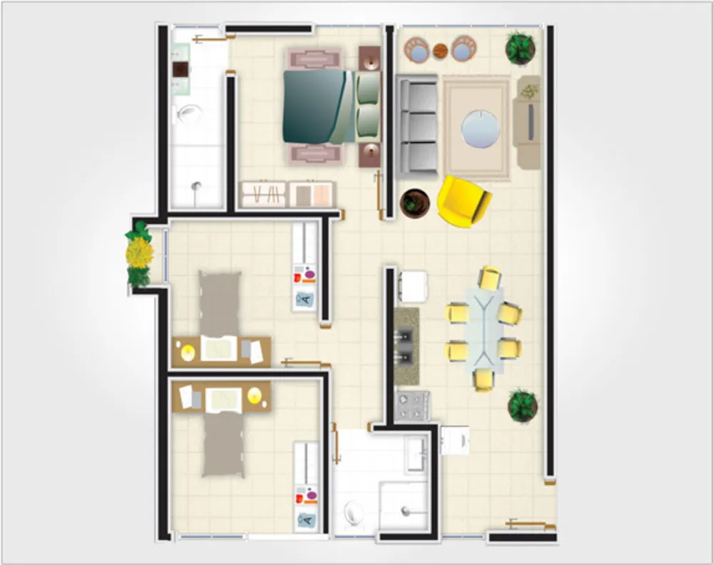 Apartamento, 2 quartos, 35 m² - Foto 3