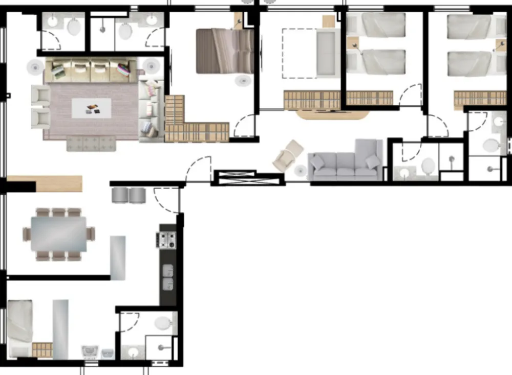 Apartamento, 1 quarto, 35 m² - Foto 4