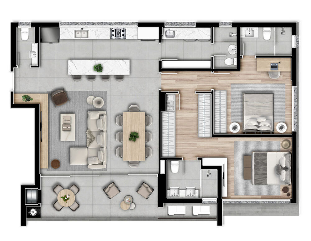 Apartamento à venda com 3 quartos, 164m² - Foto 18