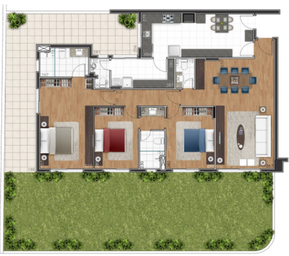 Apartamento à venda com 3 quartos, 144m² - Foto 4