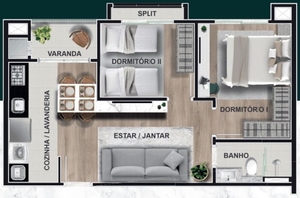 Apartamento à venda com 2 quartos, 48m² - Foto 16