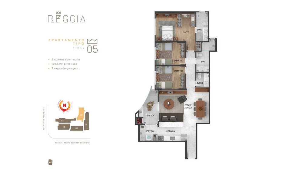 Apartamento à venda com 3 quartos, 102m² - Foto 12