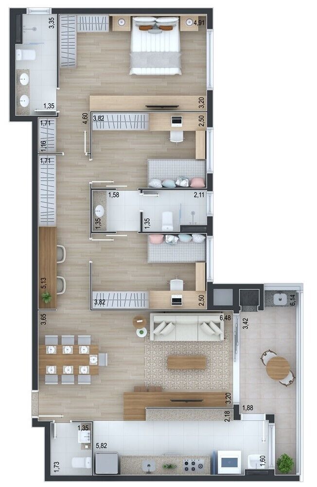 Apartamento à venda com 2 quartos, 90m² - Foto 12