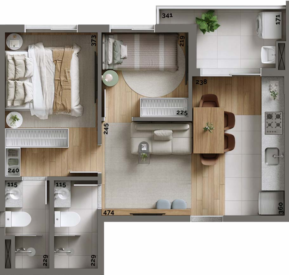 Apartamento à venda com 1 quarto, 27m² - Foto 17
