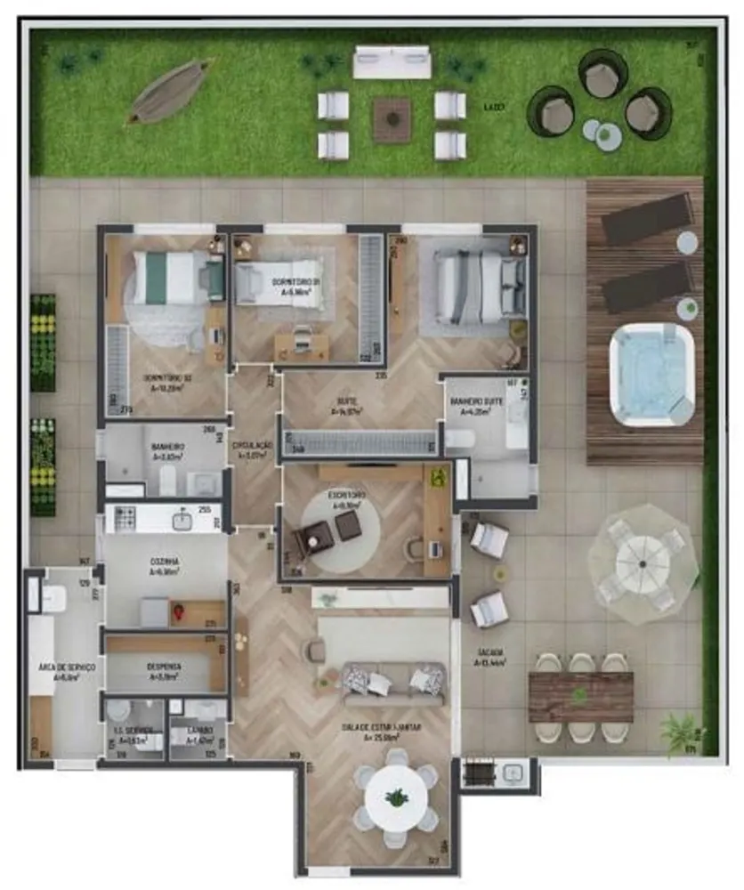 Cobertura, 4 quartos, 171 m² - Foto 16