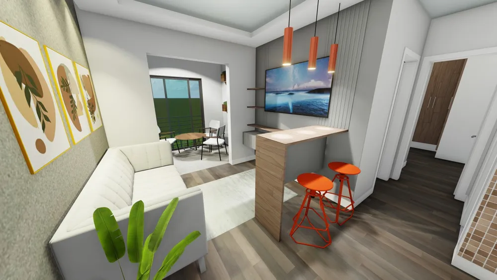 Apartamento, 1 quarto, 33 m² - Foto 8
