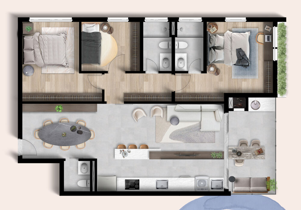 Apartamento à venda com 2 quartos, 55m² - Foto 11