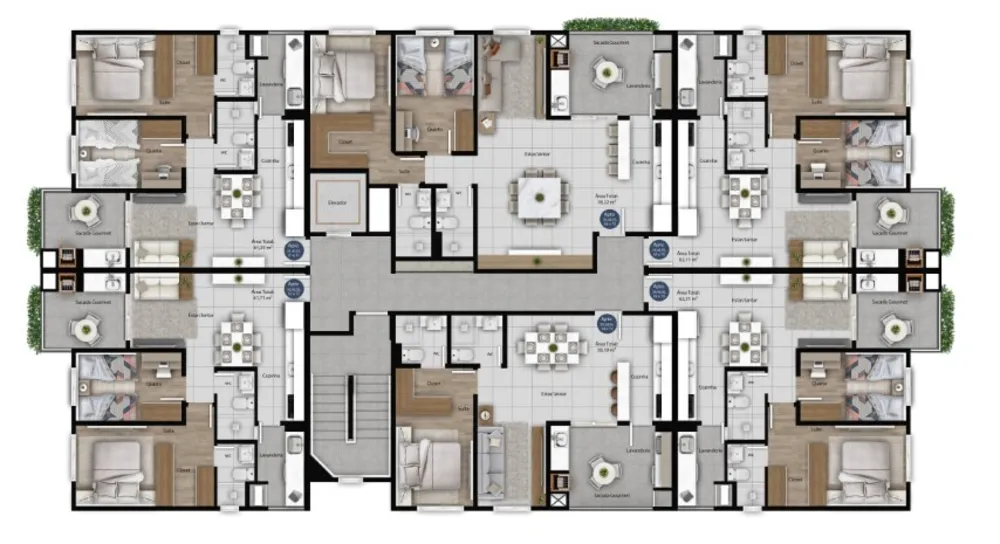 Apartamento, 2 quartos, 62 m² - Foto 11
