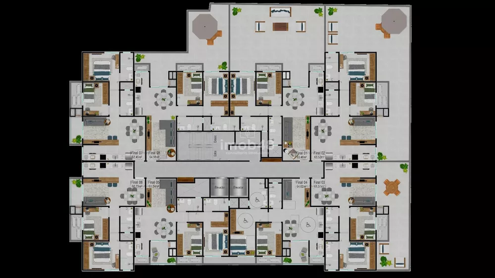 Apartamento, 2 quartos, 63 m² - Foto 6