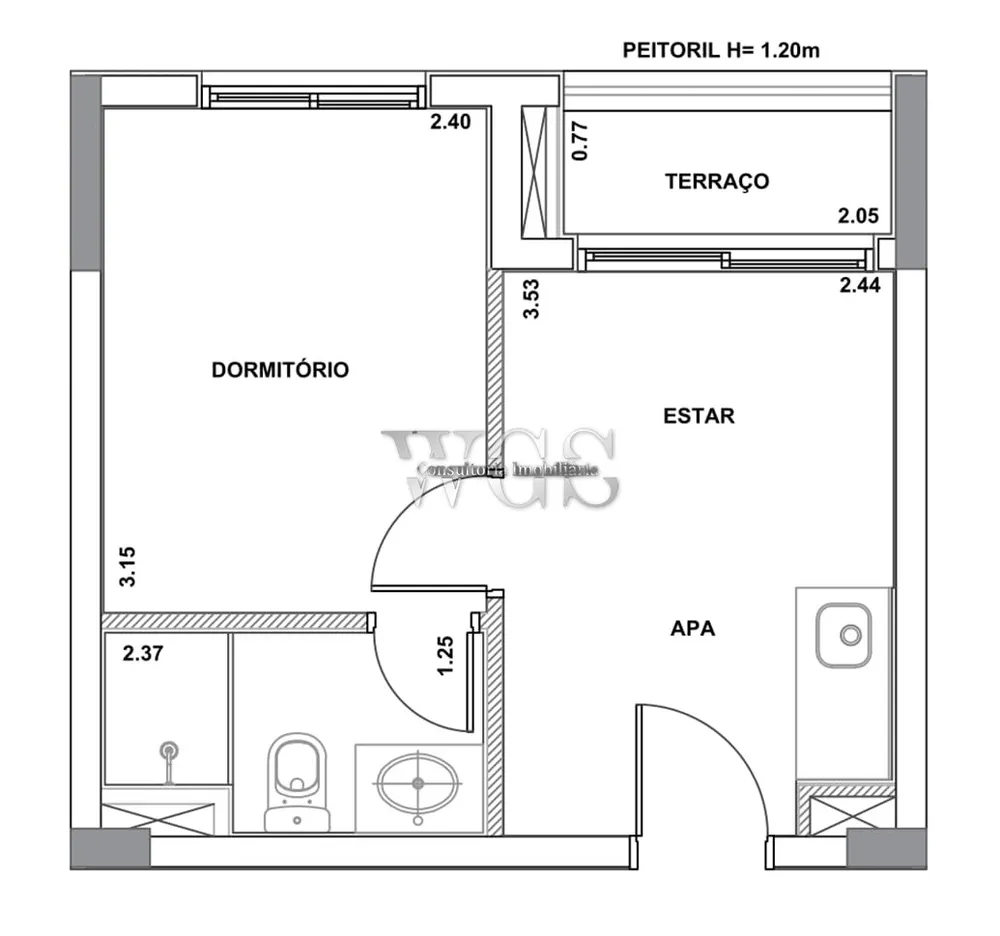 Apartamento, 2 quartos, 32 m² - Foto 13