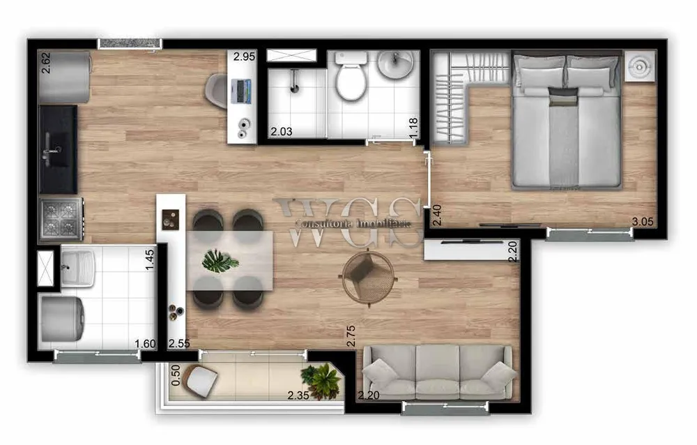 Apartamento, 2 quartos, 32 m² - Foto 13