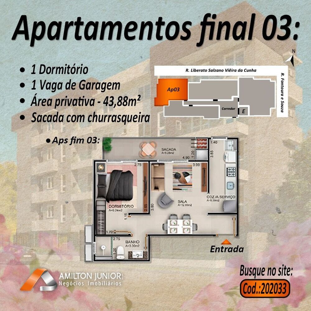Apartamento, 1 quarto, 42 m² - Foto 4