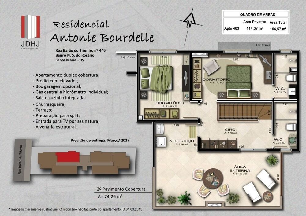 Apartamento à venda com 1 quarto, 113m² - Foto 14