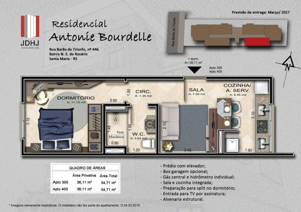 Apartamento à venda com 1 quarto, 113m² - Foto 5